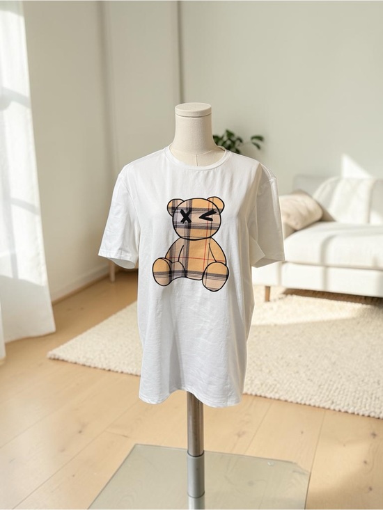 SHEIN Tops - Shein Plaid Bear Shirt SZ MED NWOT